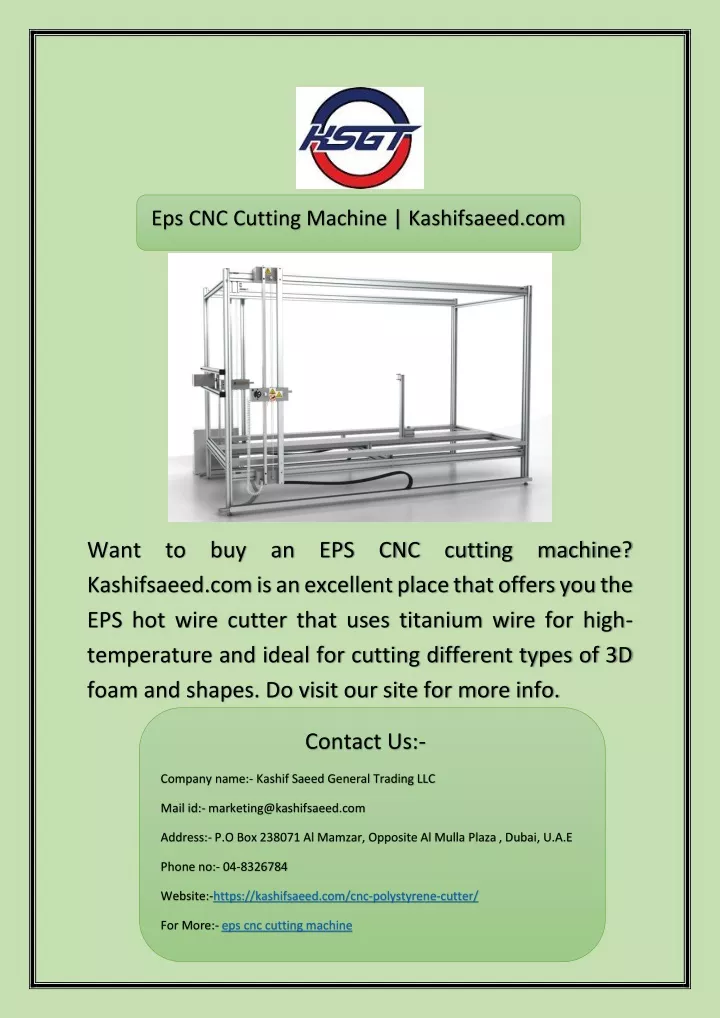 eps cnc cutting machine kashifsaeed com