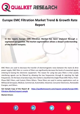 europe emc filtration market trend growth rate
