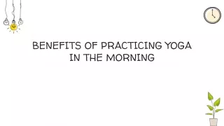 Benefits of practicing yoga