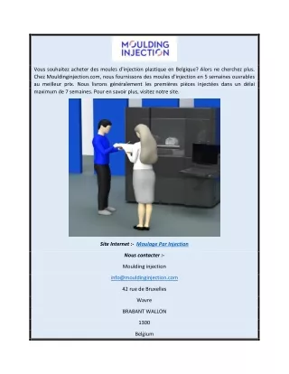 Injection plastique en ligne | injection plastique