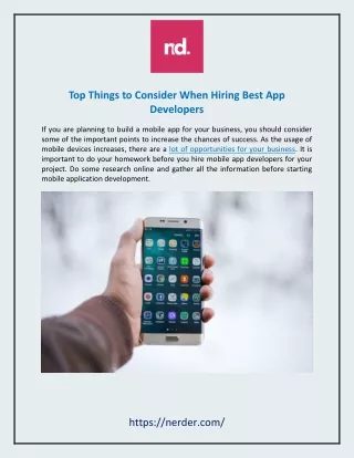 top things to consider when hiring best