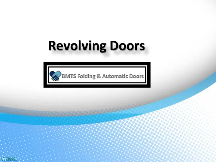 revolving doors