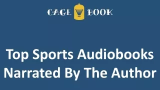 Top Sports Audiobooks Narrated By The Author