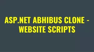 asp net abhibus clone website scripts