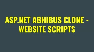 asp net abhibus clone website scripts