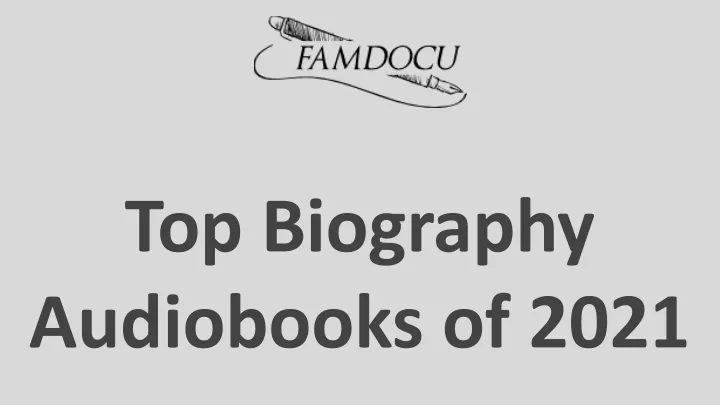 top biography audiobooks of 2021