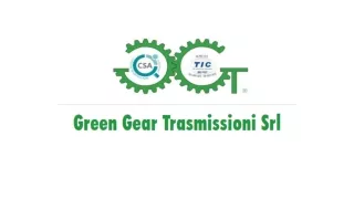 Flexible Gear Coupling - Green Gear Trasmissioni Srl
