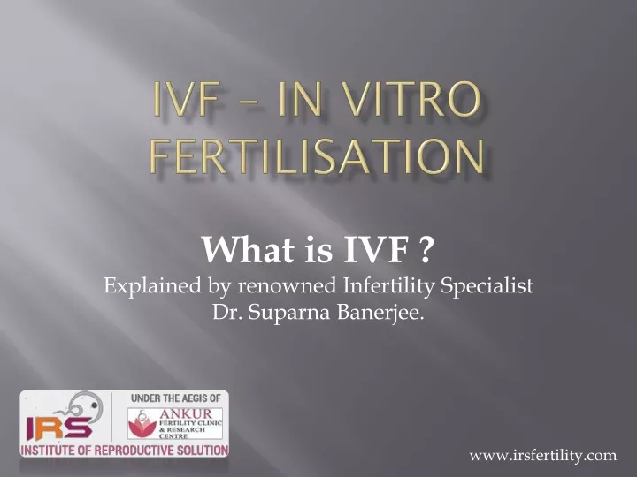 ivf in vitro fertilisation