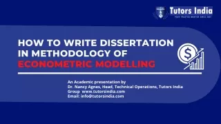 how to write dissertation in methodology