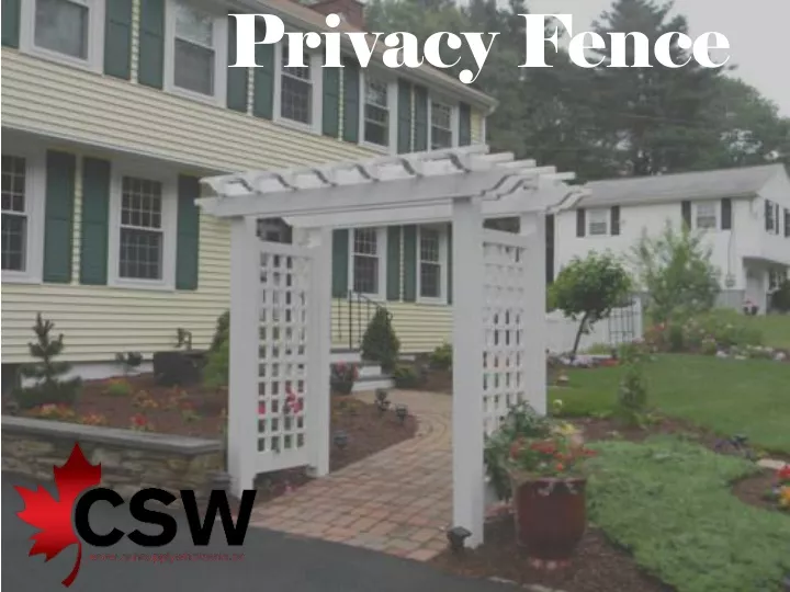 privacy fence