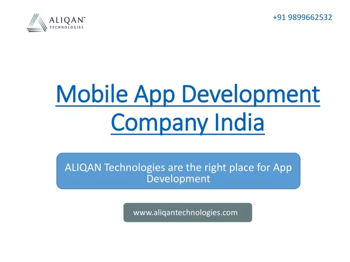 mobile app development company india