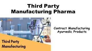 Third Party Manufacturers