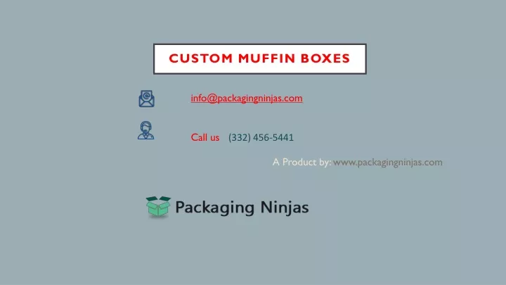 custom muffin boxes