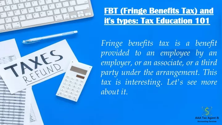 fbt fringe benefits tax and it s types