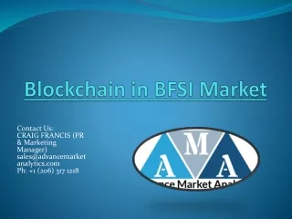 blockchain in bfsi market