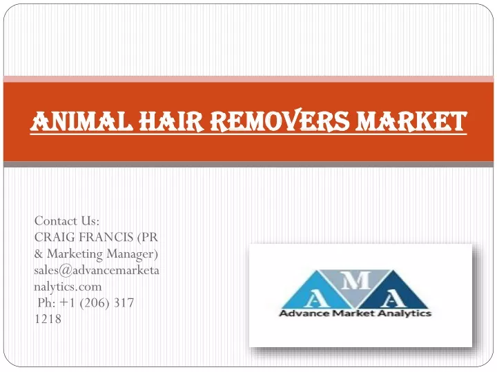 animal hair removers market