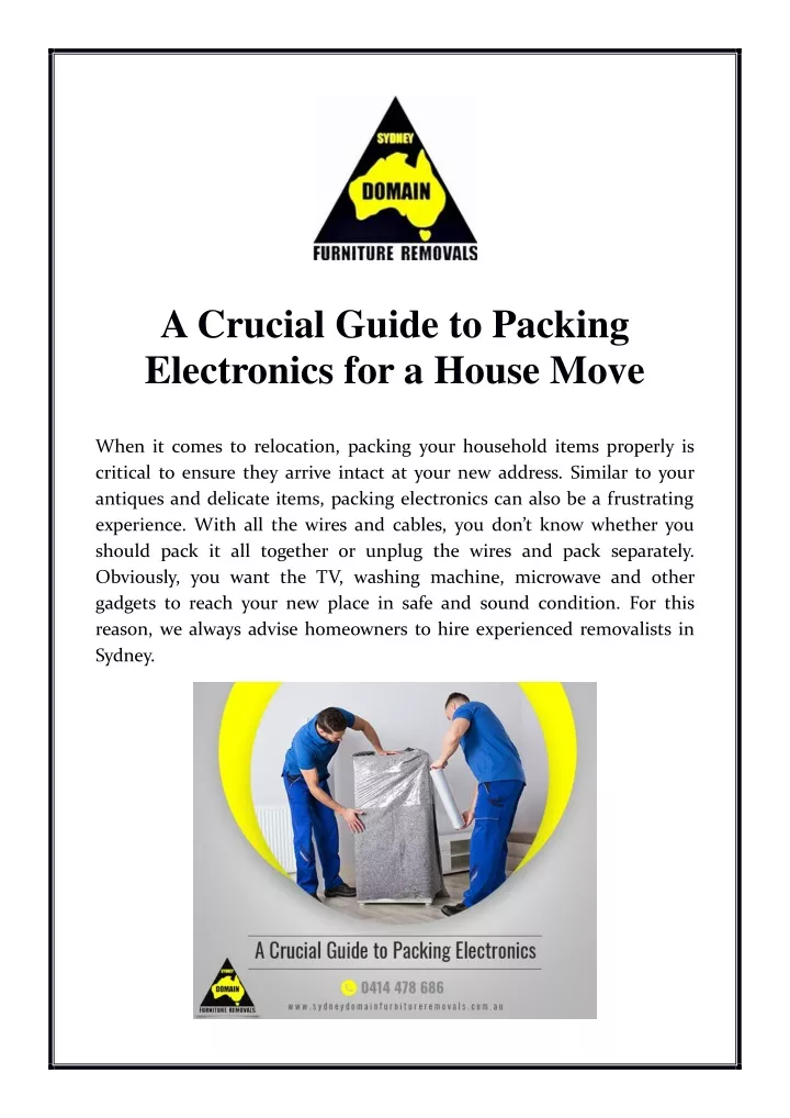 a crucial guide to packing electronics