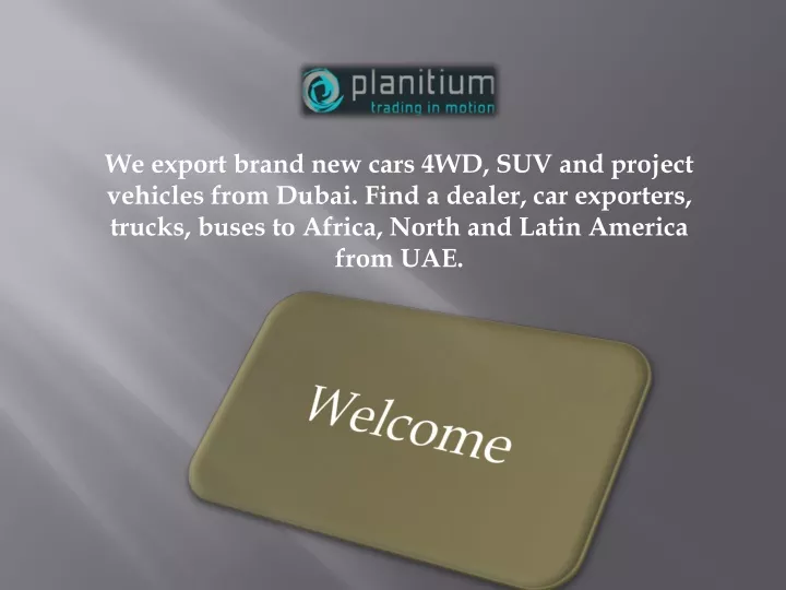 we export brand new cars 4wd suv and project