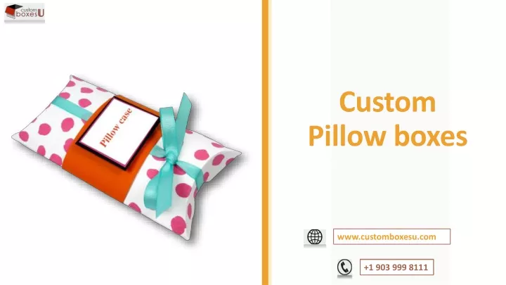 custom pillow boxes