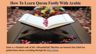 Quran Presentation 1