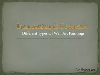 Fun Animal Art | Best Canvas Painting for Living Room