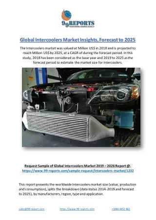 global intercoolers market insights forecast
