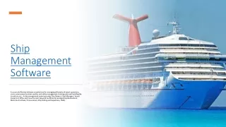 ship management software