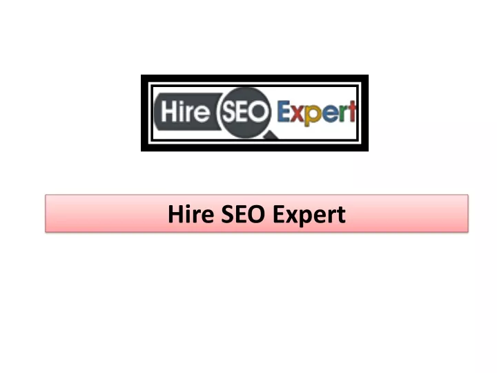 hire seo expert