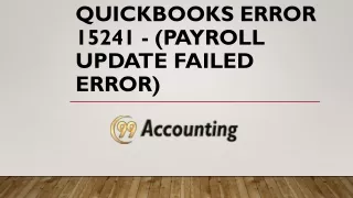 quickbooks error 15241 payroll update failed error