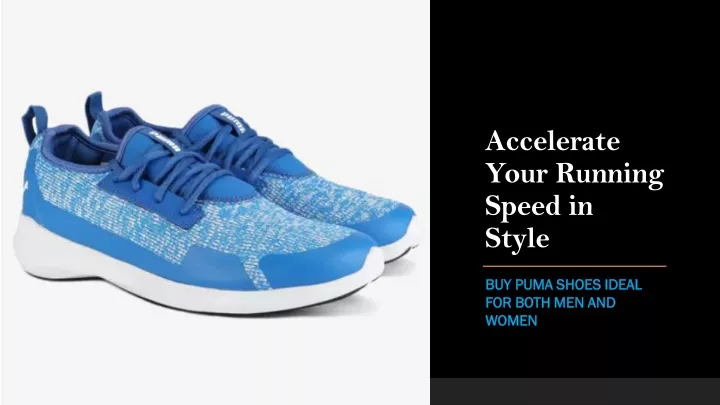 accelerate your running speed in style