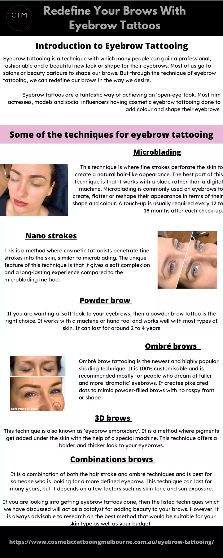 cosmetic tattooing melbourne redefine your brows