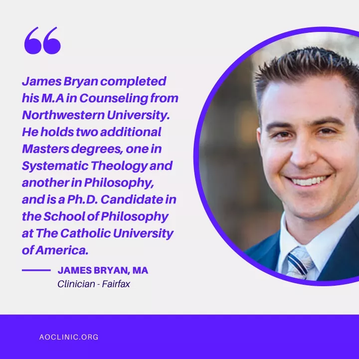 james bryan completed his m a in counseling from