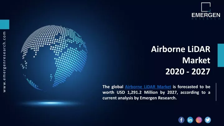 airborne lidar market 2020 2027