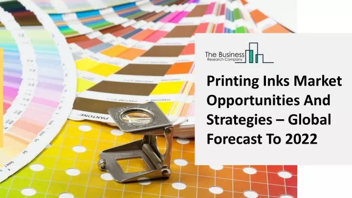 printing inks market opportunities and strategies