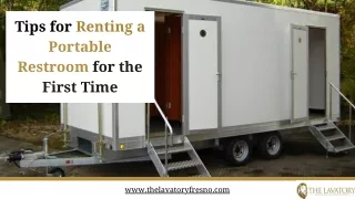 Tips for Renting a Portable Restroom for the First Time