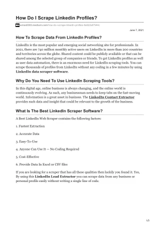 how do i scrape linkedin profiles