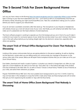 Zoom Backgrounds Office Things To Know Before You Get This