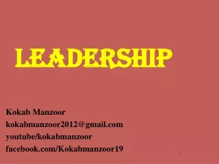 leadership