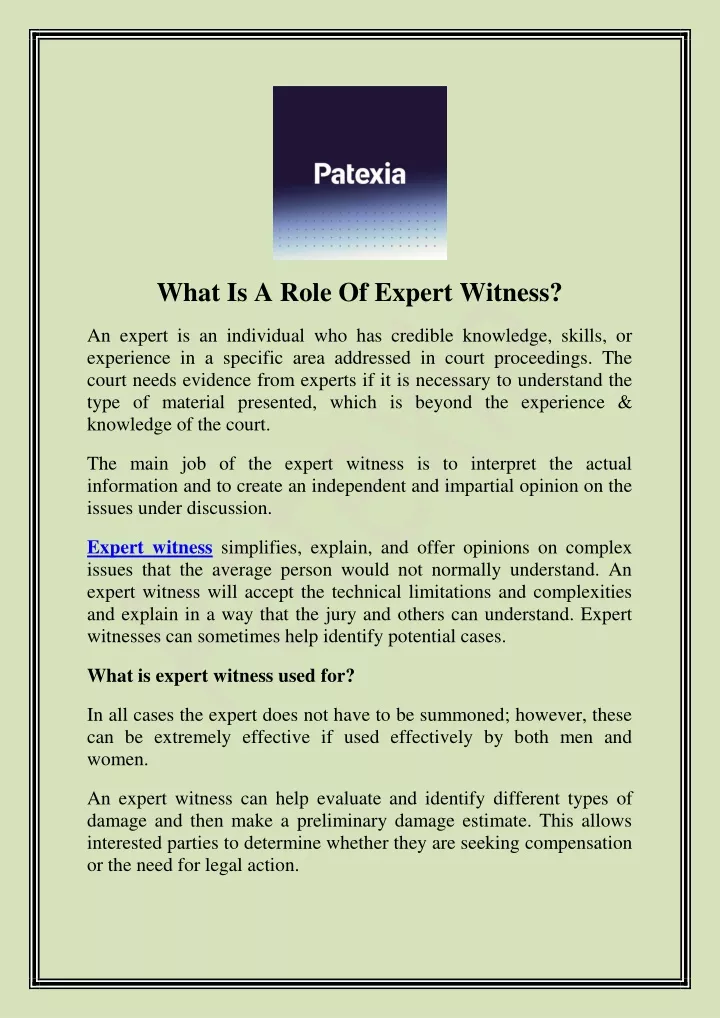 ppt-what-is-a-role-of-expert-witness-powerpoint-presentation-free