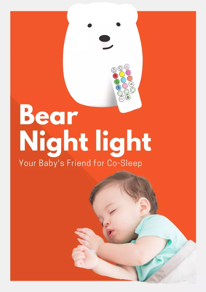 bear night light your baby s friend for co sleep