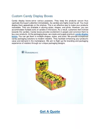 custom candy display boxes