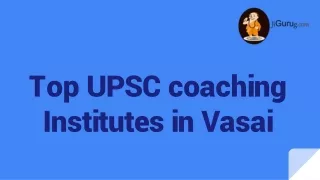 Top UPSC coaching in Vasai