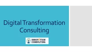 digital transformation consulting