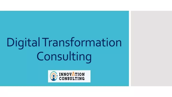 digital transformation consulting