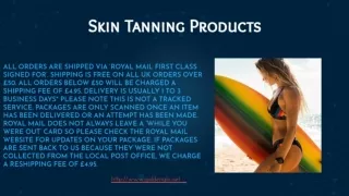 Tanning Accelerator