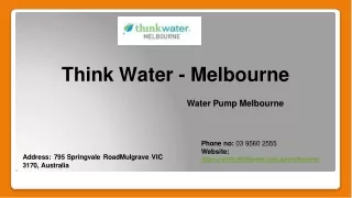 think water melbourne