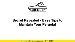 secret revealed easy tips to maintain your pergola