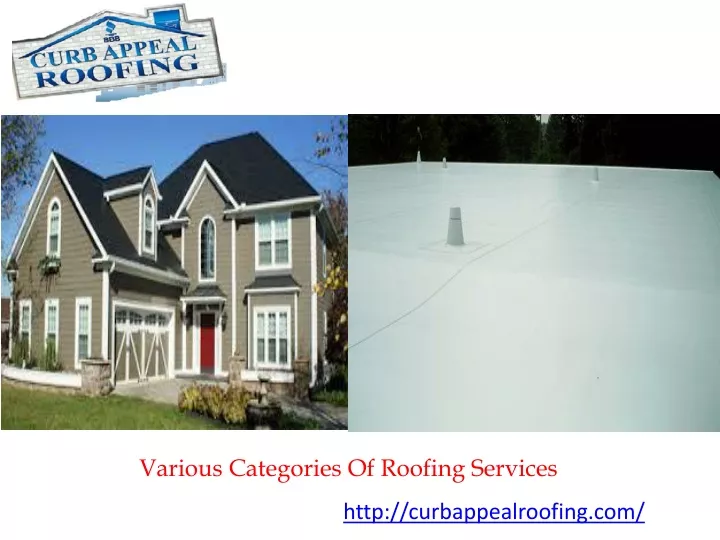 various categories of roofing services