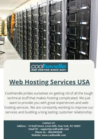 web hosting services usa