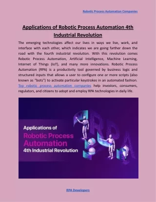 robotic process automation companies